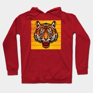 Distressed Tiger Vintage Roar Hoodie